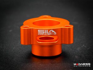 Ford Bronco Blow Off Adapter Plate - 2.3L Turbo - SILA Concepts - Orange